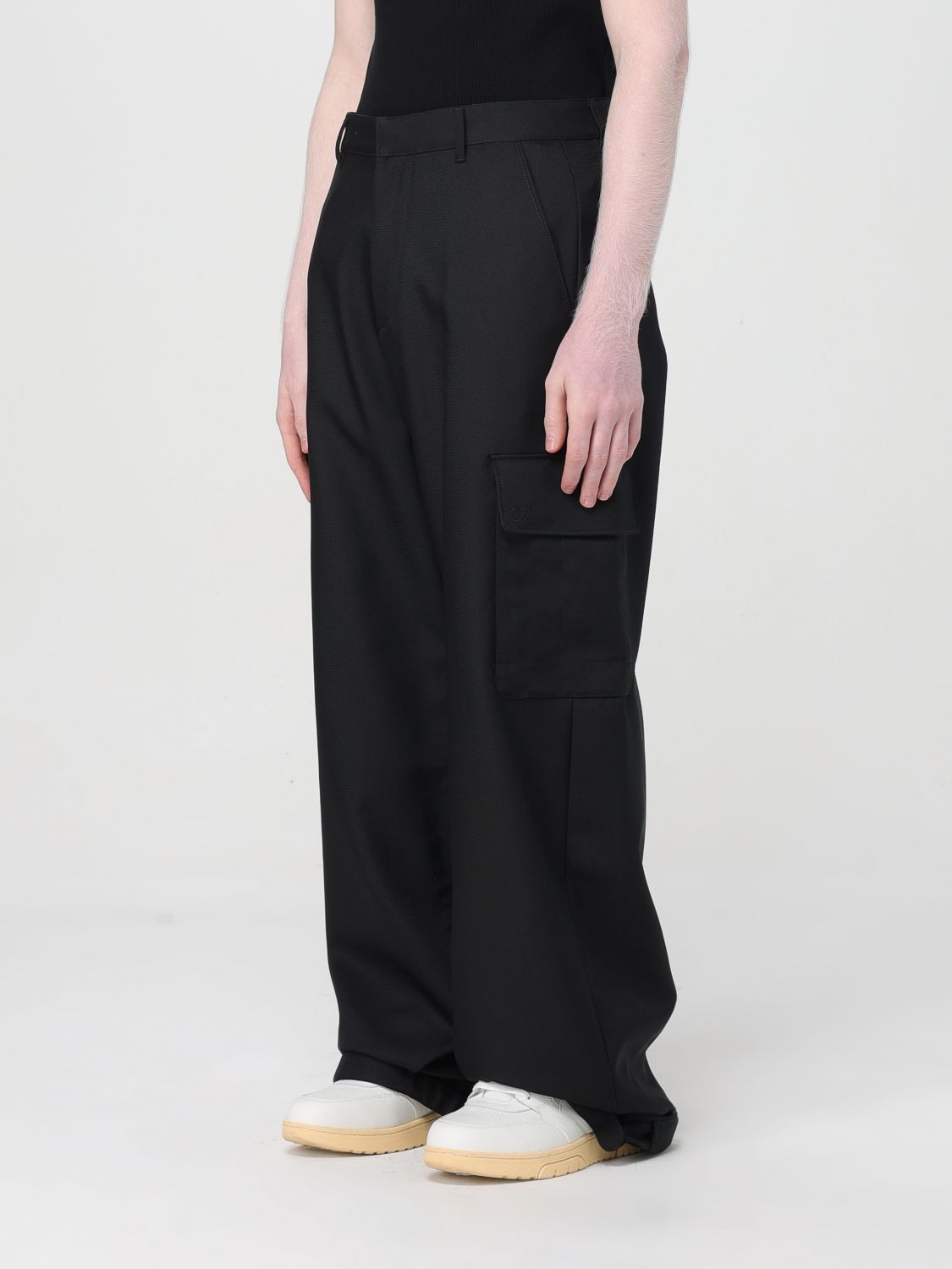 Pants Men color Black