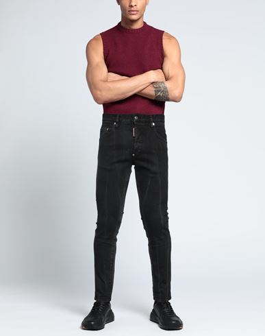 Man Denim pants Black
