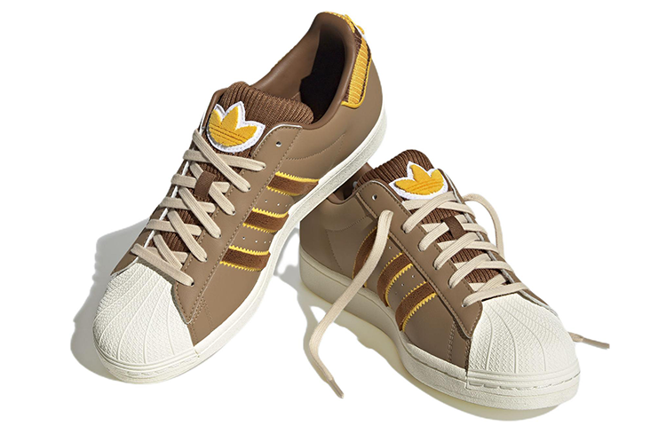 Superstar Shoes 'Brown White Yellow'