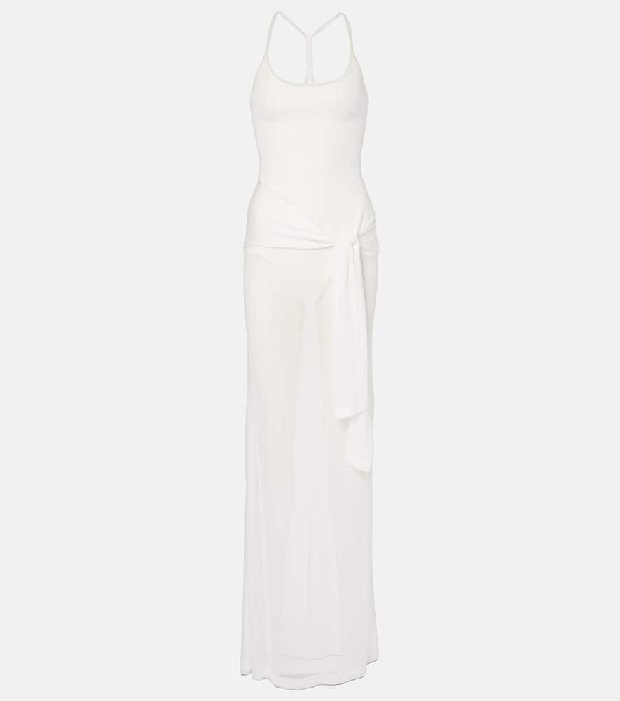 La Robe Maille Nodo sheer gown