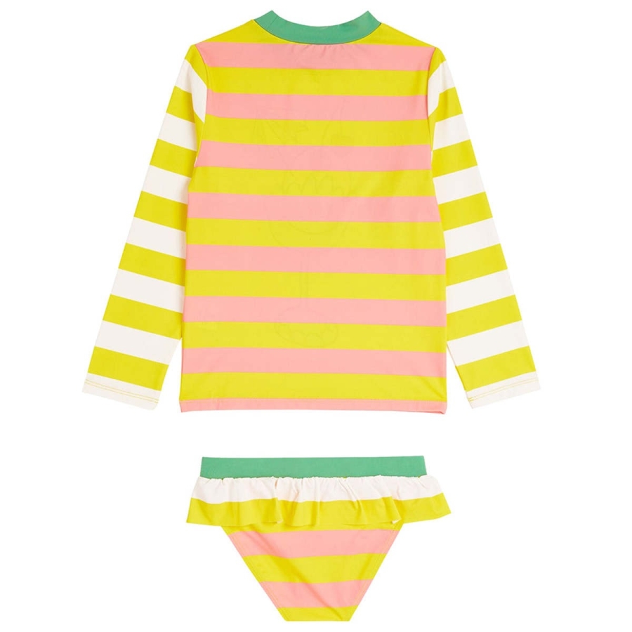 Striped Summer Cocktail 2-Piece Swimsuit