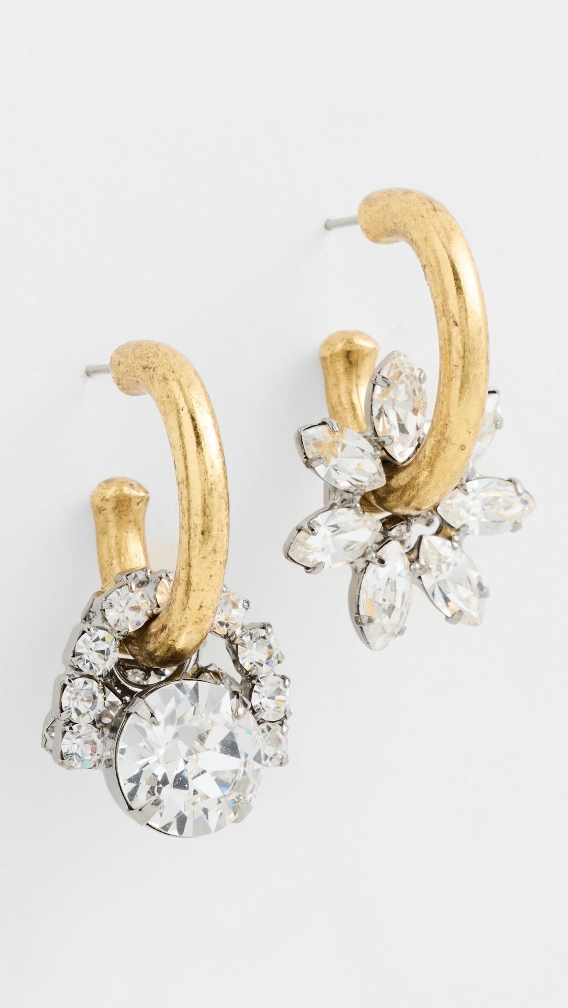 Crystaria Earrings Gold One Size