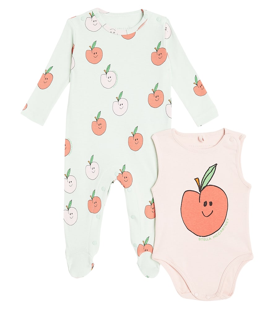 Stella McCartney Kids Baby cotton jersey onesie and bodysuit set