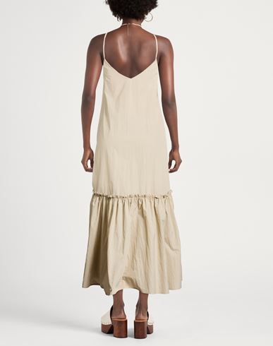 Woman Maxi dress Beige Size 2 Polyamide