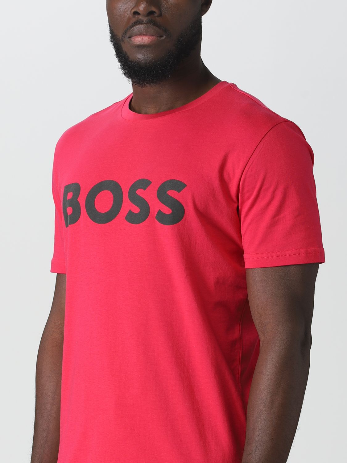 T-Shirt Men color Fuchsia