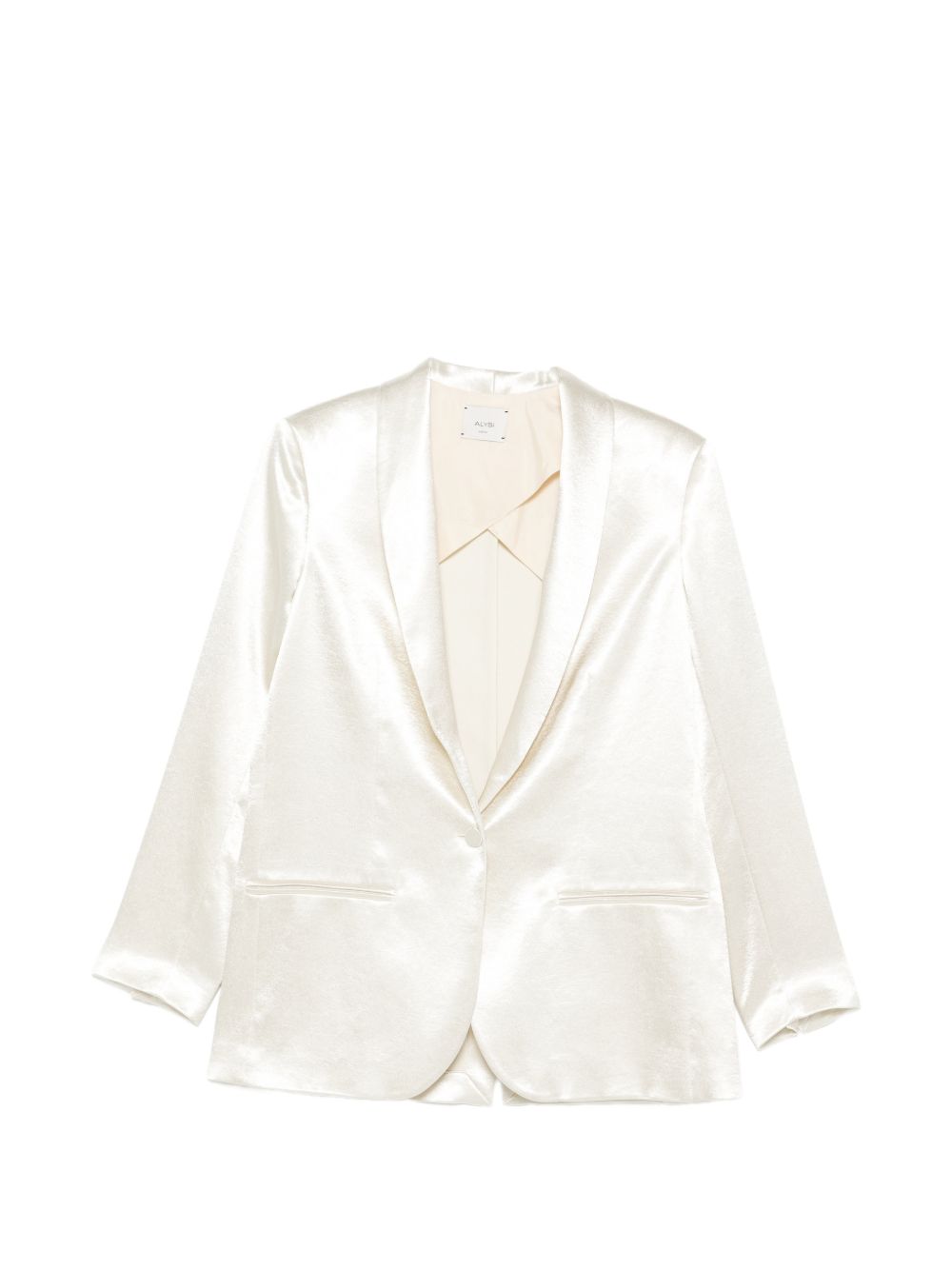 Silk & Nylon Single-breasted blazer jacket