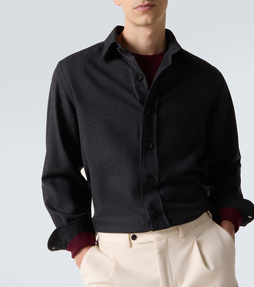 Virgin wool shirt