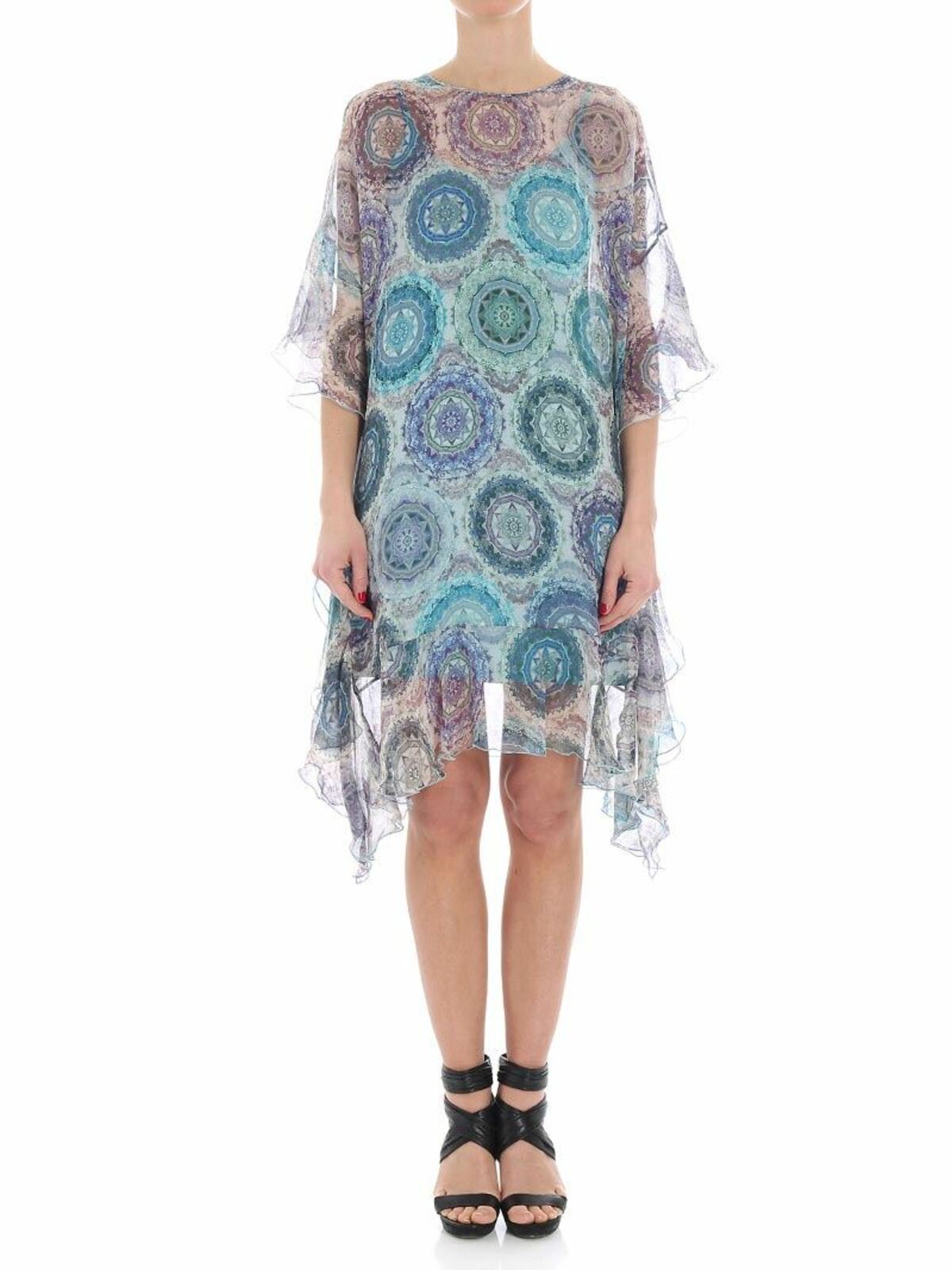 Multicolor geometric dress