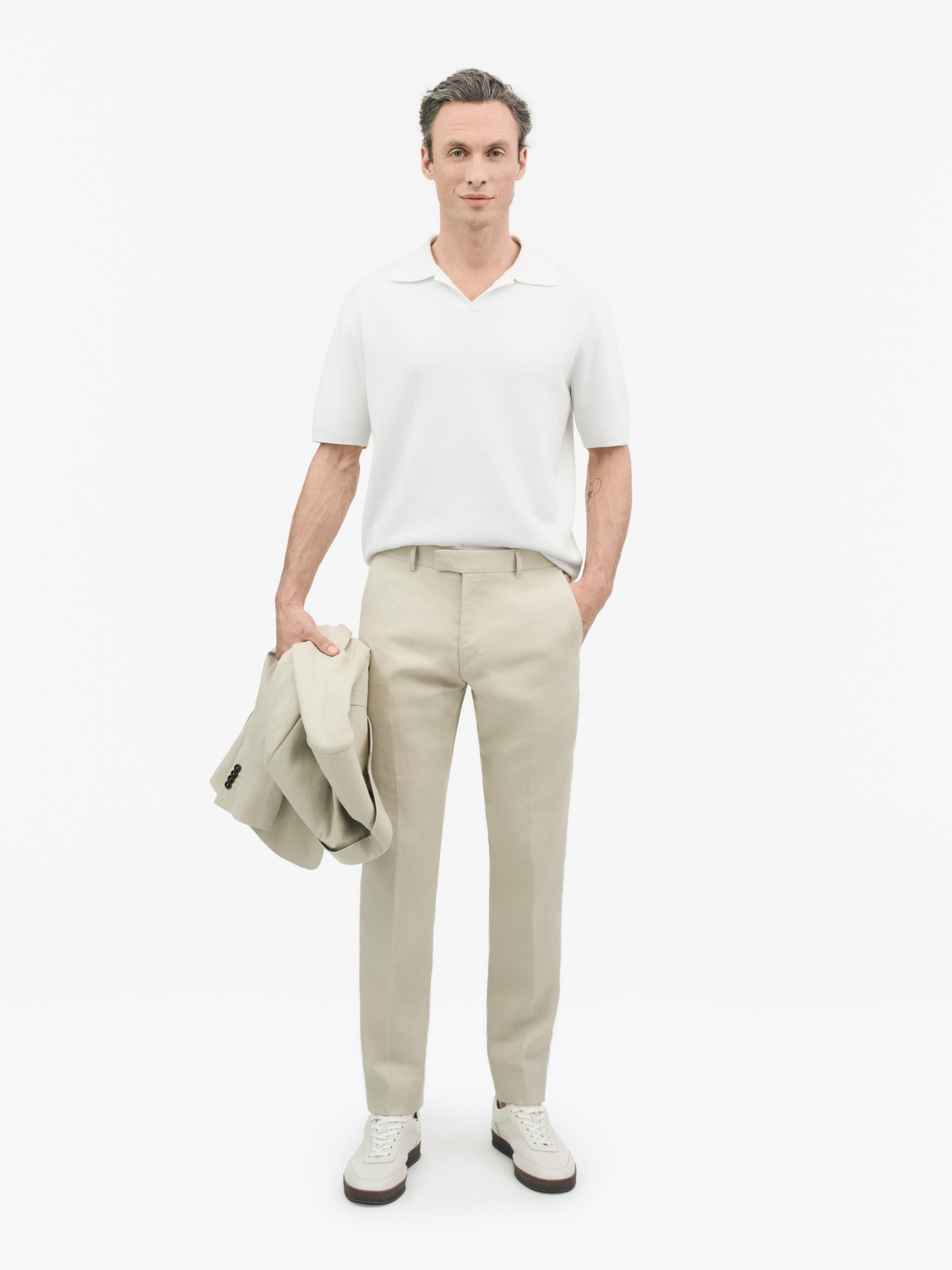Maelon Knitted Linen Polo