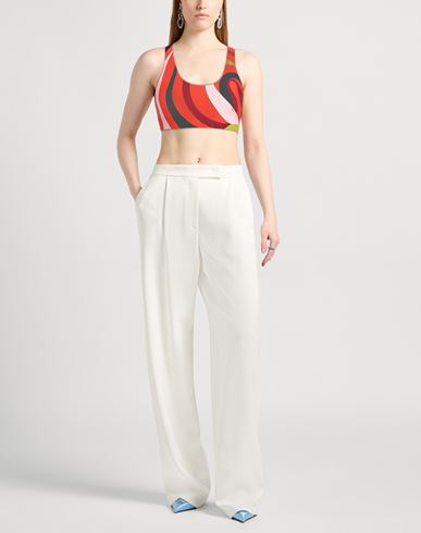 Pucci Woman Top Coral Size L Polyamide, Elastane