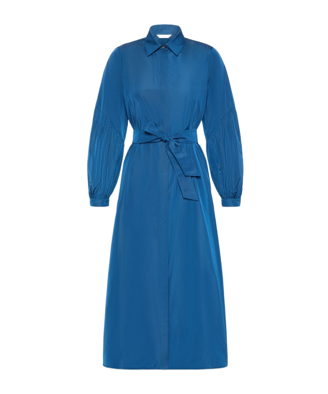 Taffeta shirt dress - Navy