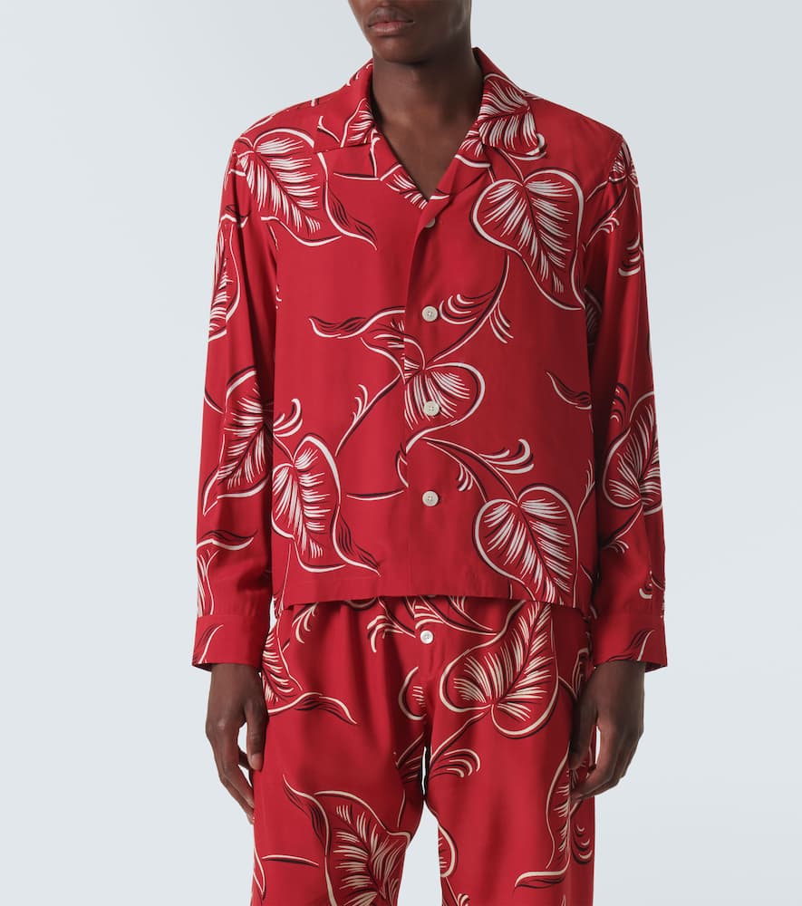 Creeping Begonia printed shirt