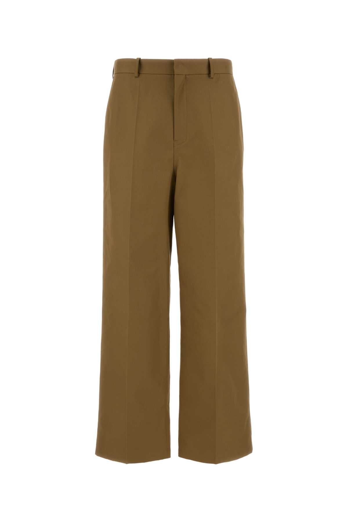 Cotton Trousers — Camel