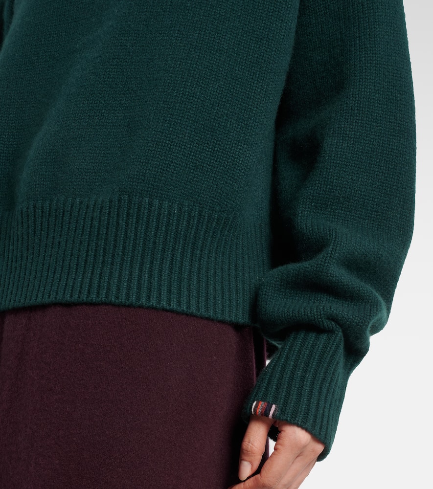 Crop Xtra cashmere turtleneck sweater