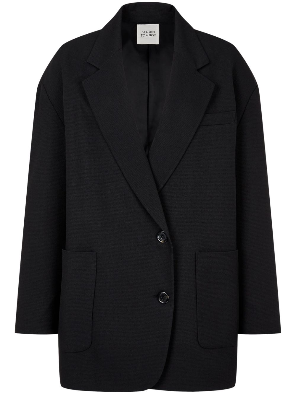 Single-breasted blazer - Black