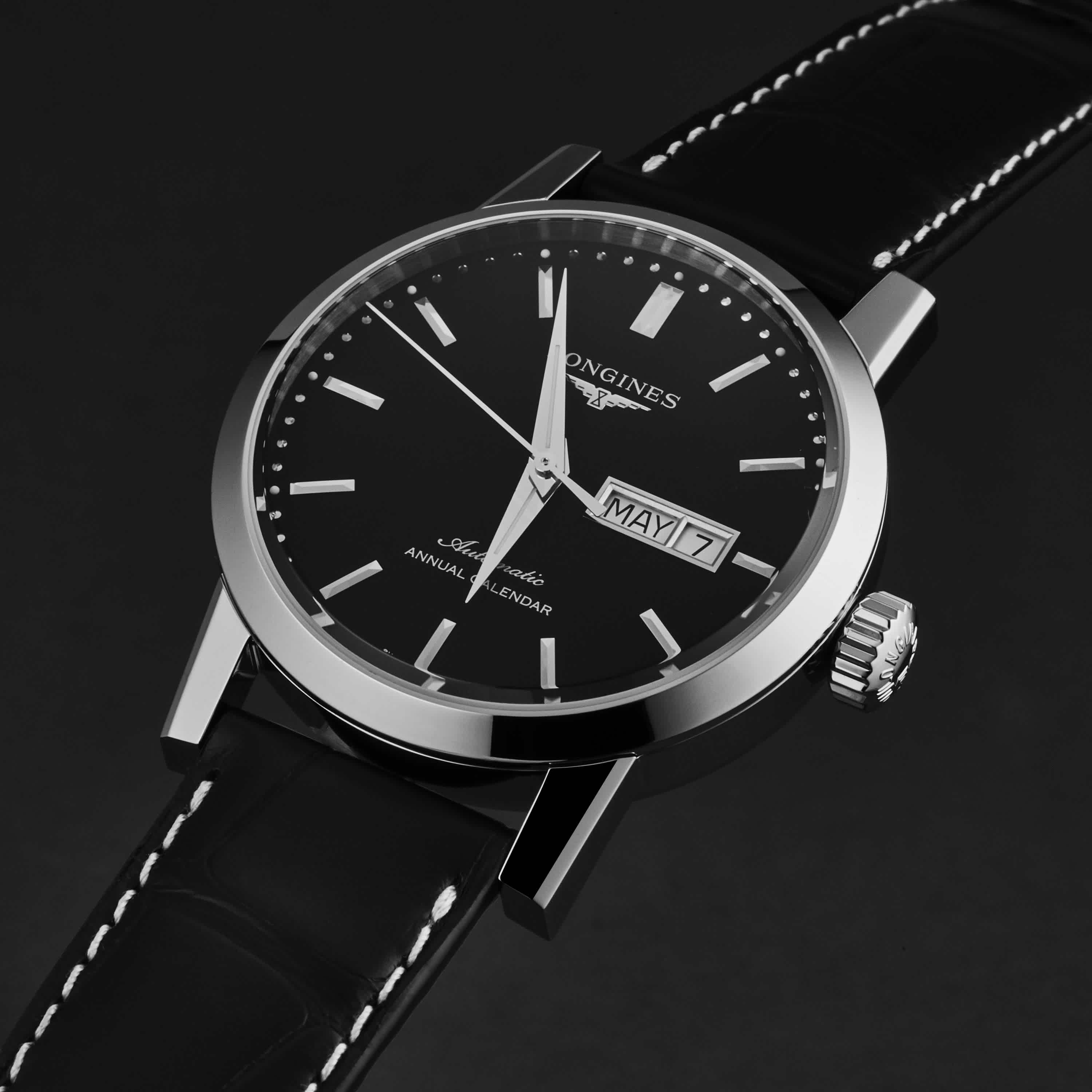 1832 Automatic Chronometer Black Dial Mens Watch L4.827.4.52.0