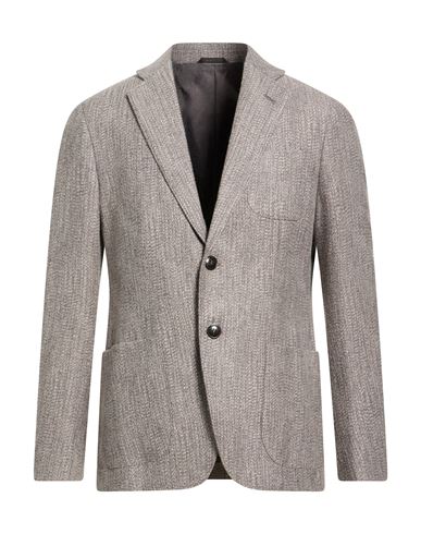 Man Blazer Grey Size 40 Viscose, Wool, Polyamide, Cashmere