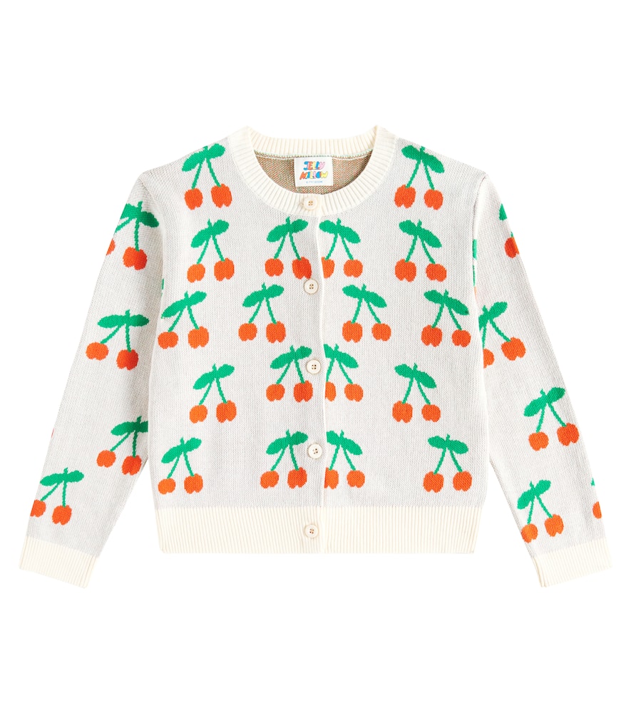 Jellymallow Cherry cotton cardigan