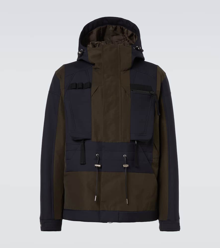 Colorblocked technical jacket