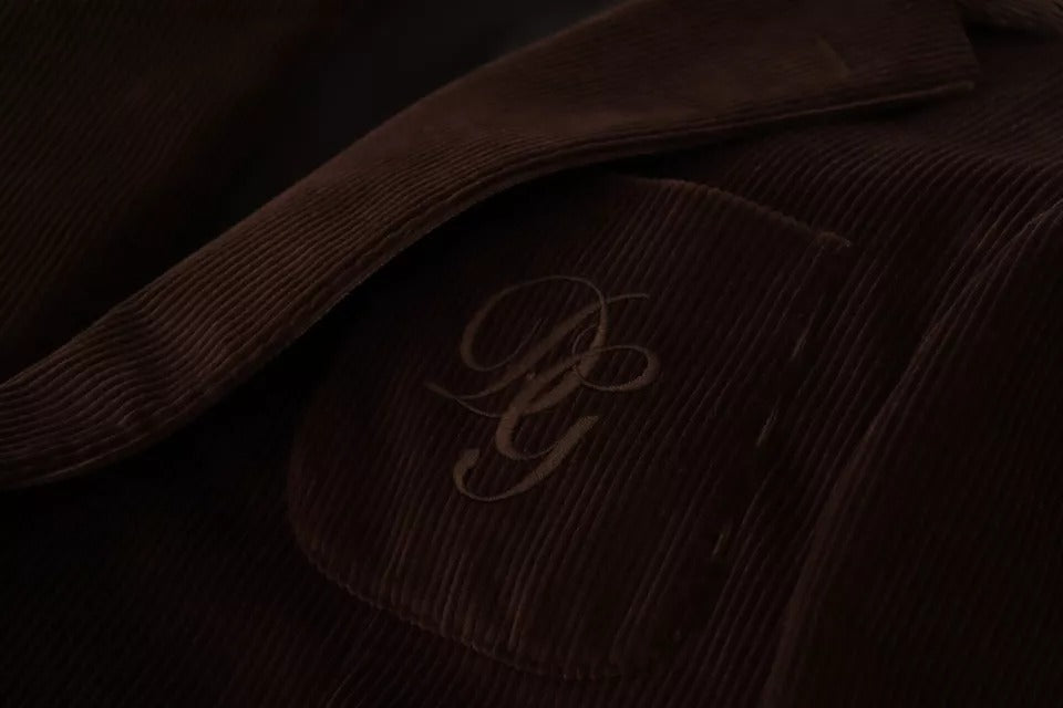 Brown Corduroy Blazer — Brown