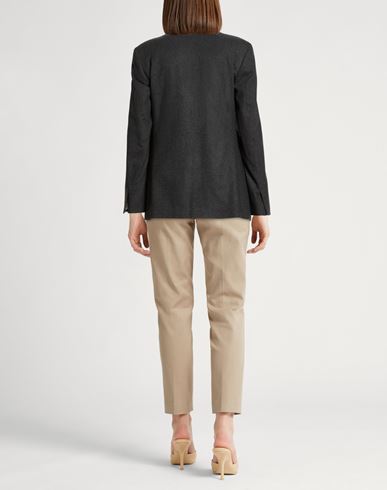 Crème Woman Blazer Charcoal Size 4 Viscose, Polyester, Wool, Elastane