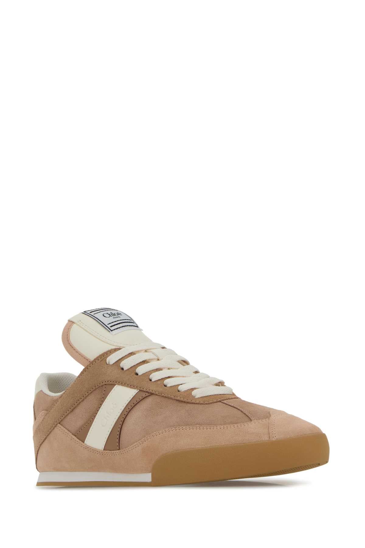 Chloe Antiqued Pink Suede Chloã¨ Kick Sneaker