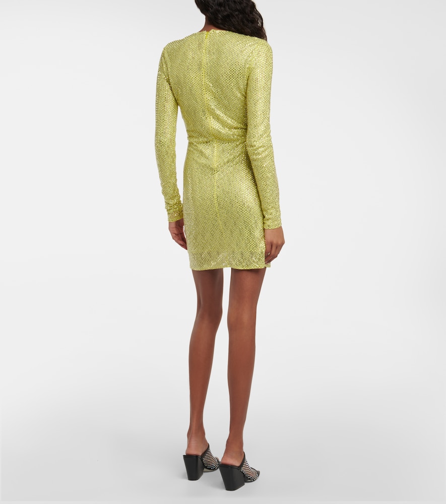 Crystal-embellished minidress