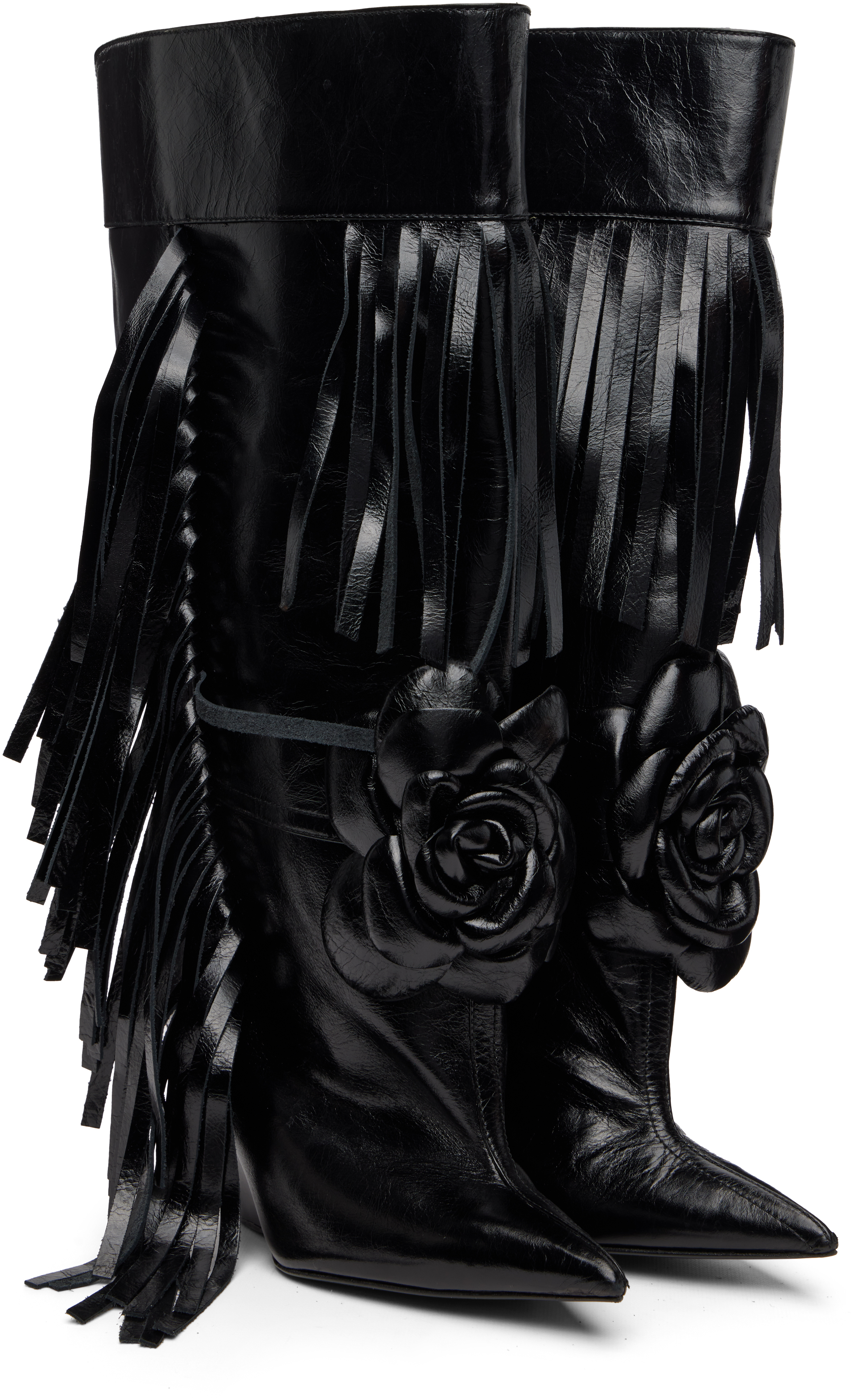 Black Rose Tall Boots