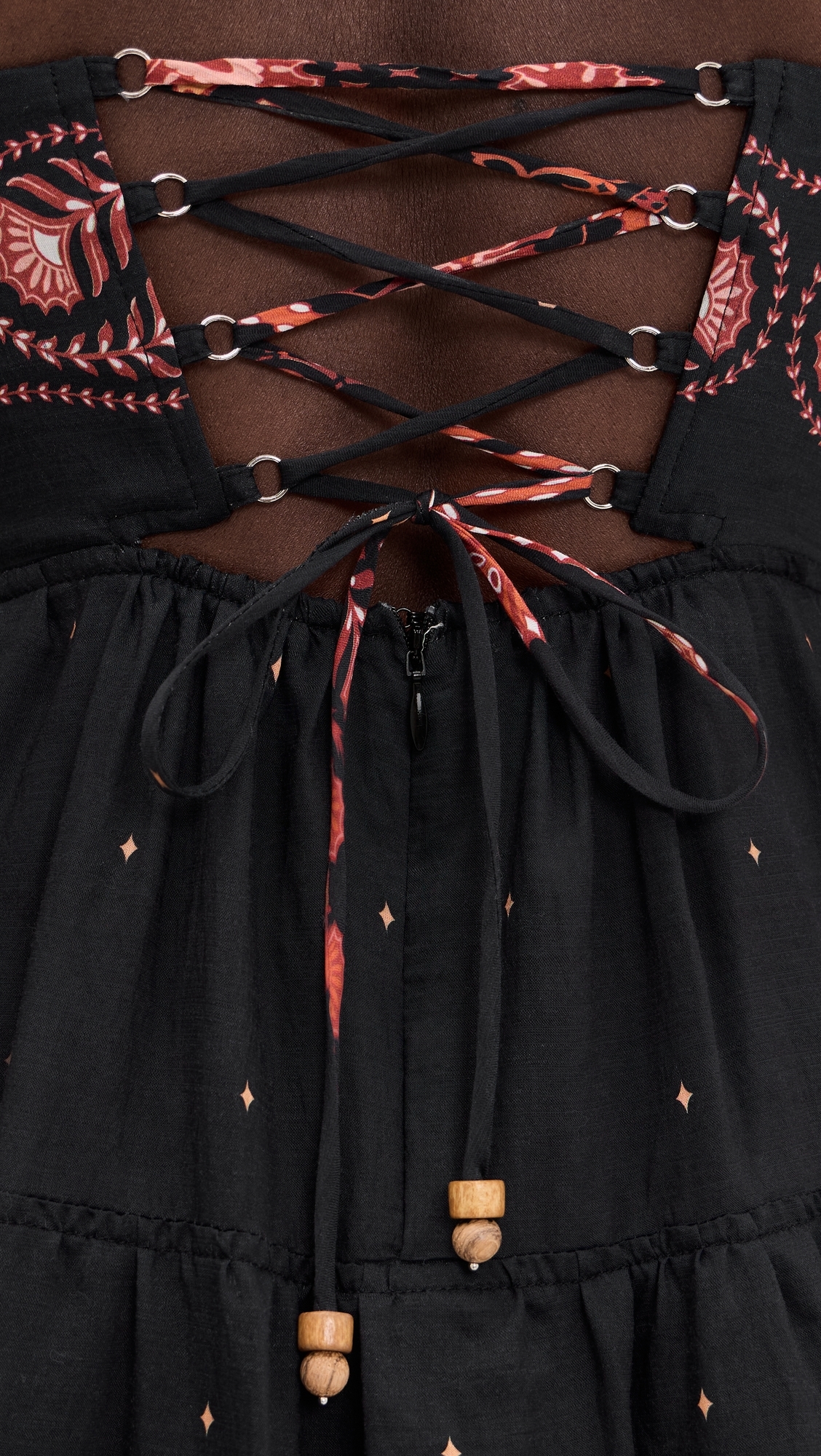 Valor Dress Black Print