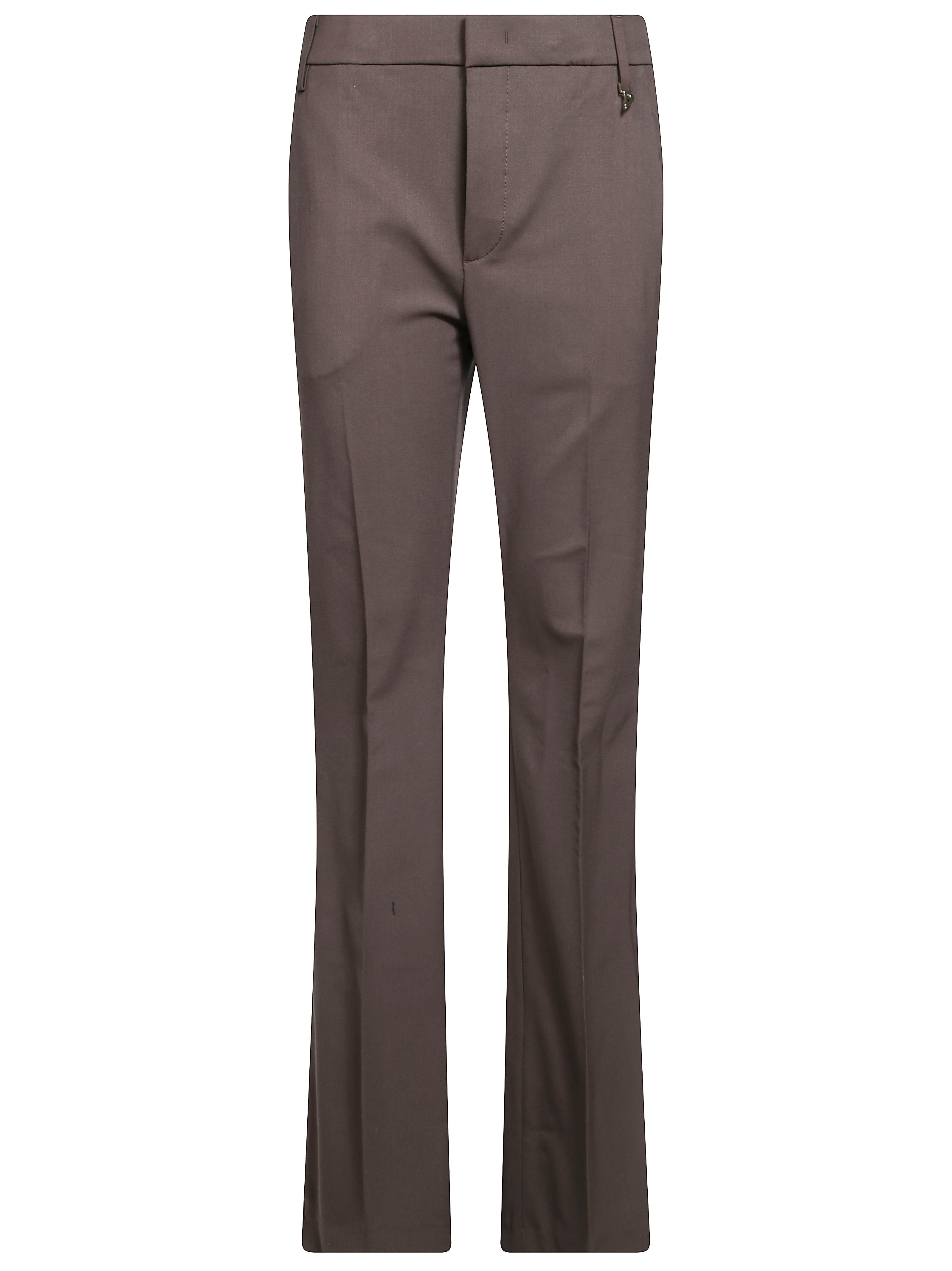 Women's LEXI Skinny-Fit Tailored Trousers with Charm in Stretch Wool Gabardine