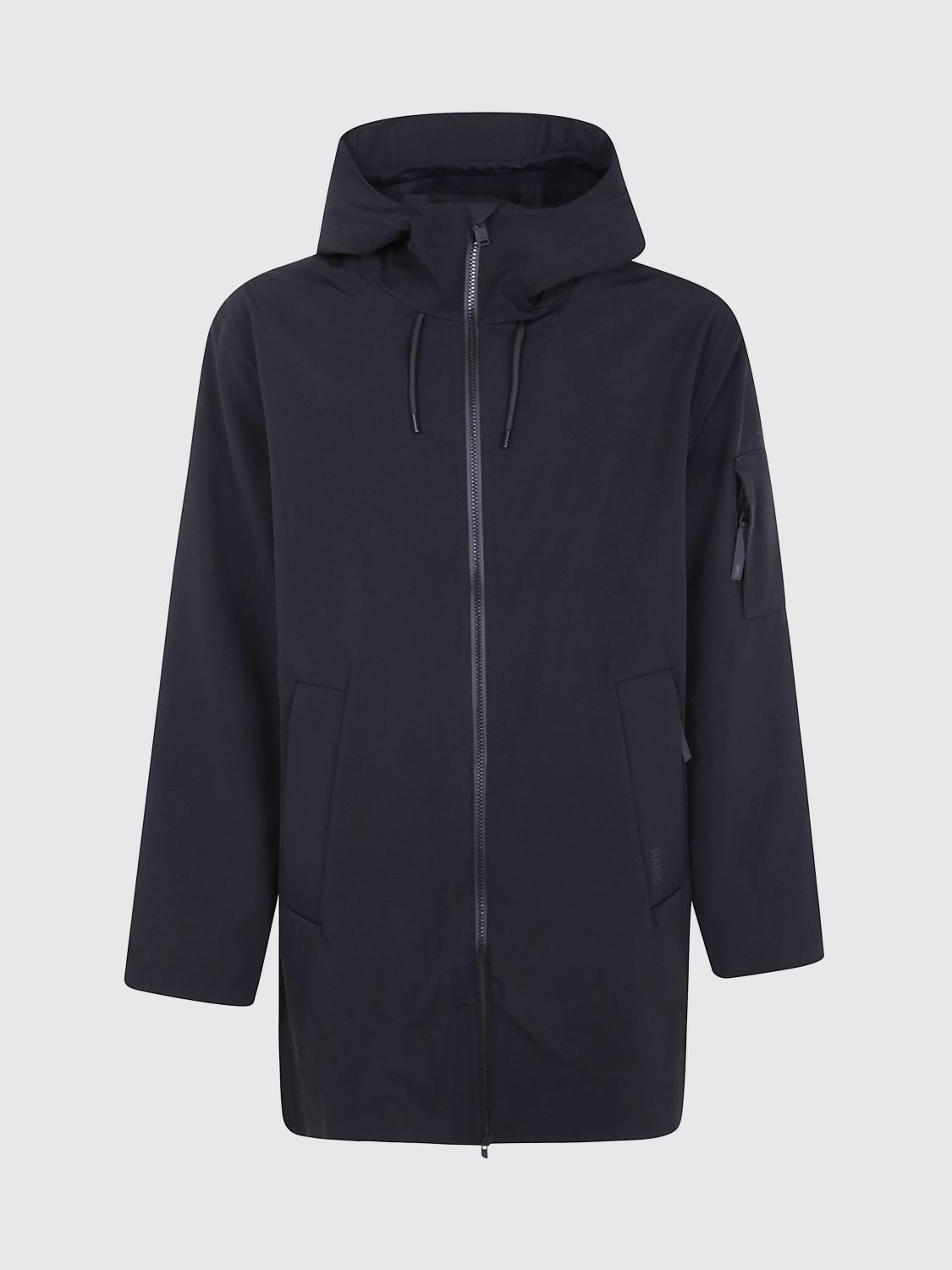 Coat Men color Black