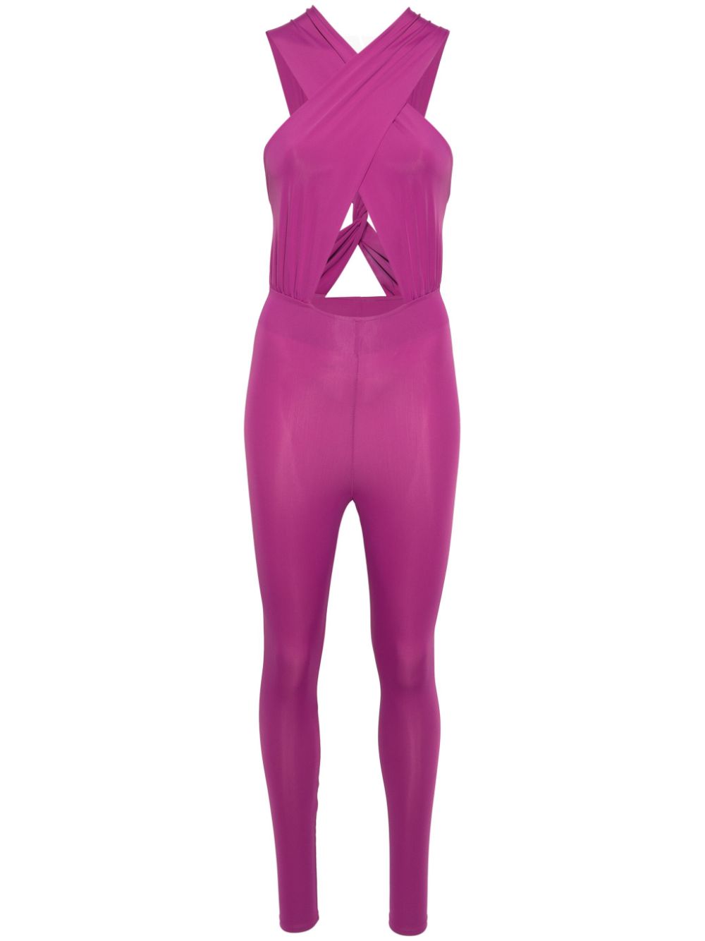 Hola halterneck jumpsuit - Purple