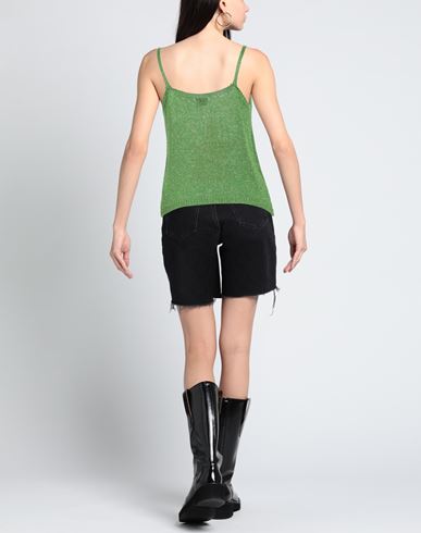 Woman Top Green Size ONESIZE Viscose, Lurex