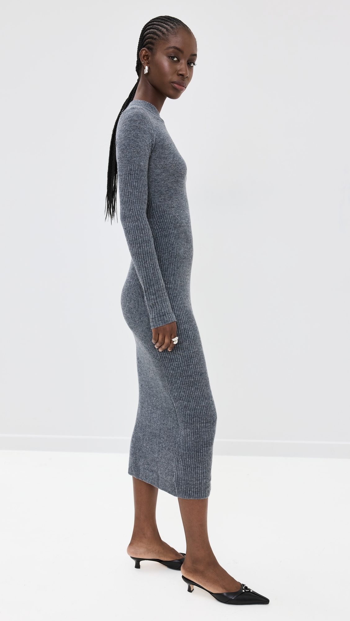 Ramona Dress Charcoal Grey