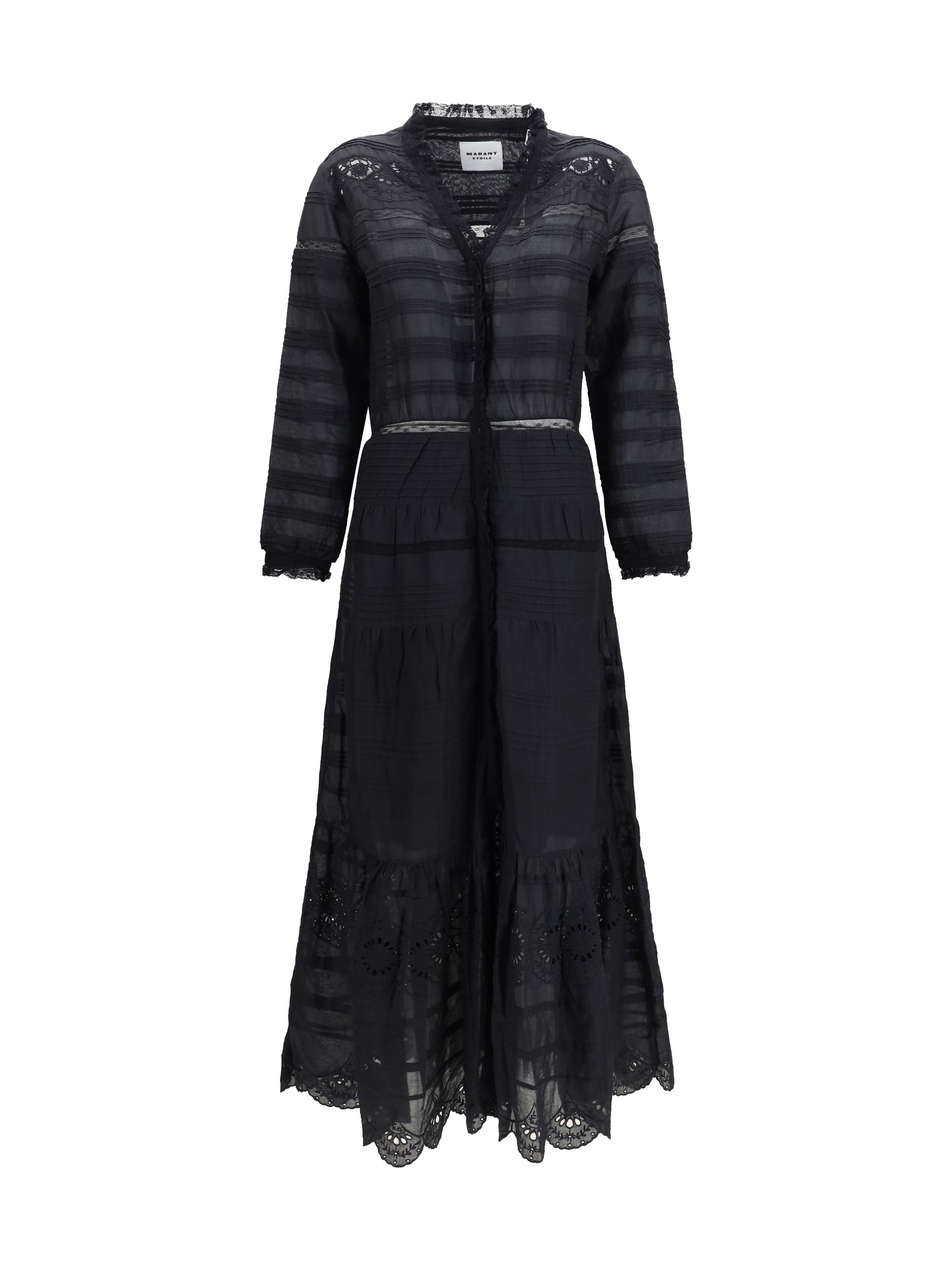 Daniva Shirt Dress — Black