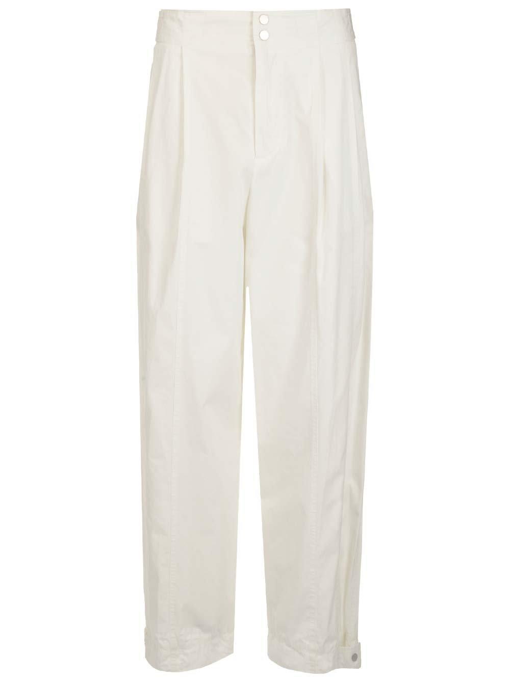 White Cargo Trousers