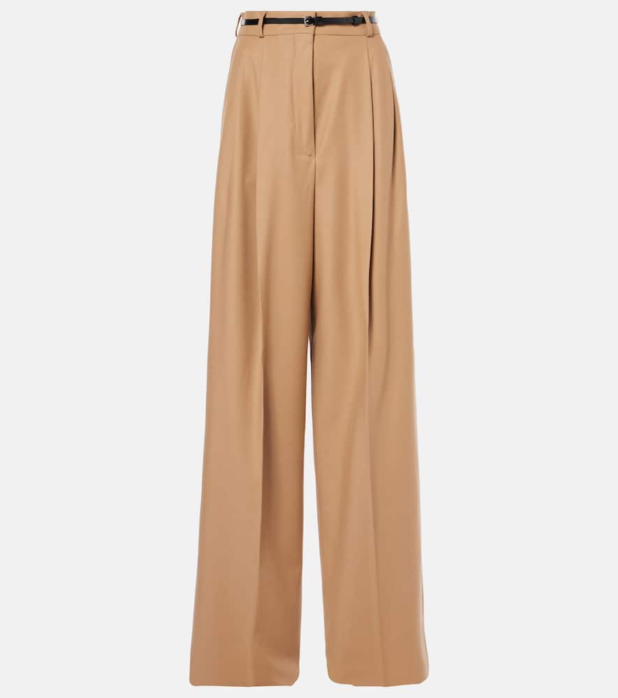 Kiens12 wool-blend wide-leg pants