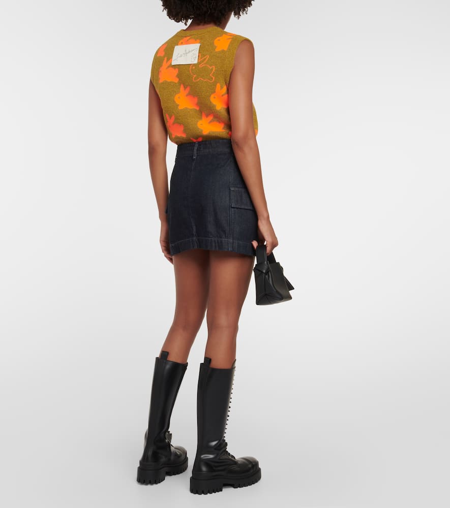 X EmRata Colombo cargo miniskirt