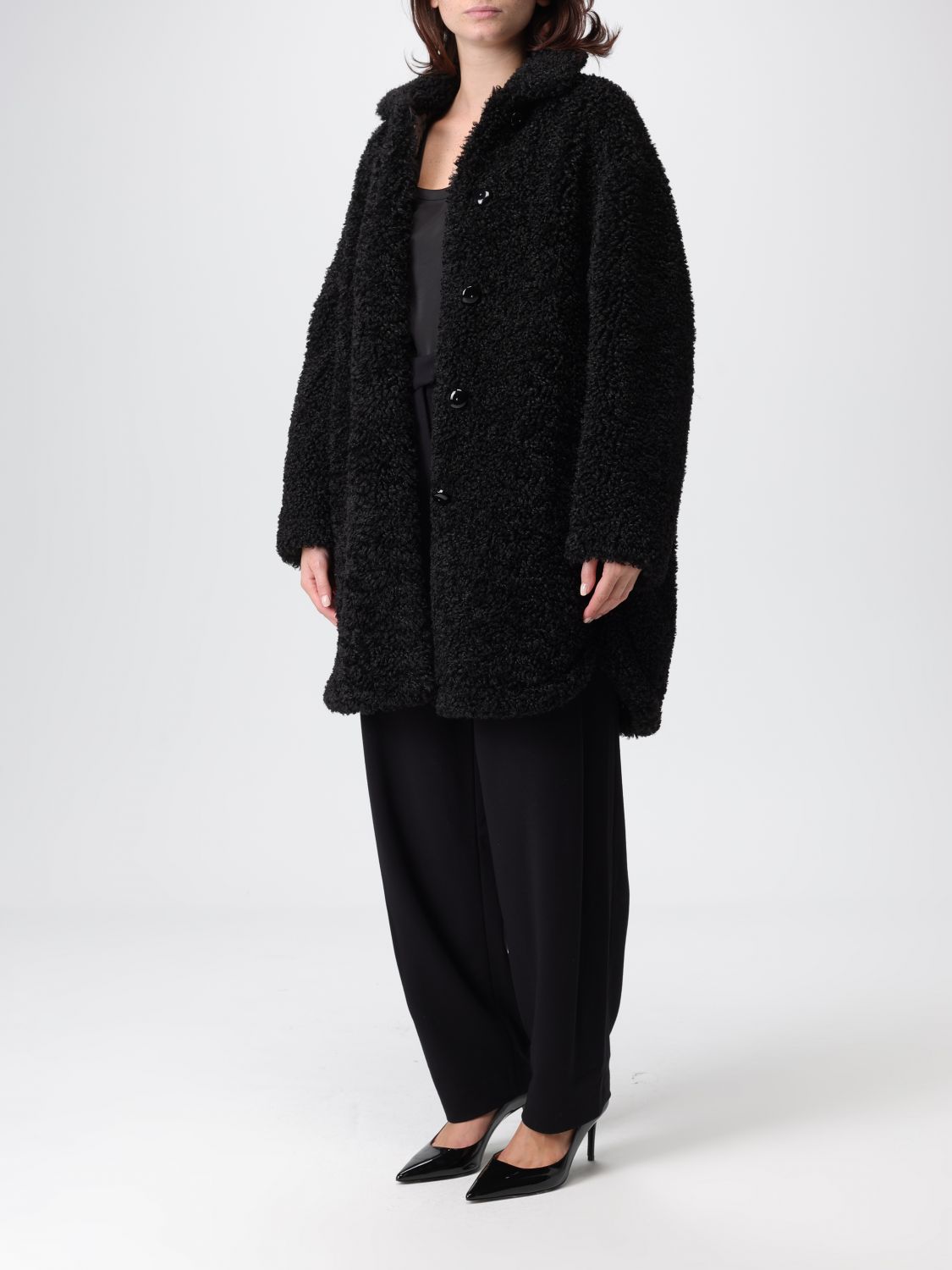 Coat Woman color Black