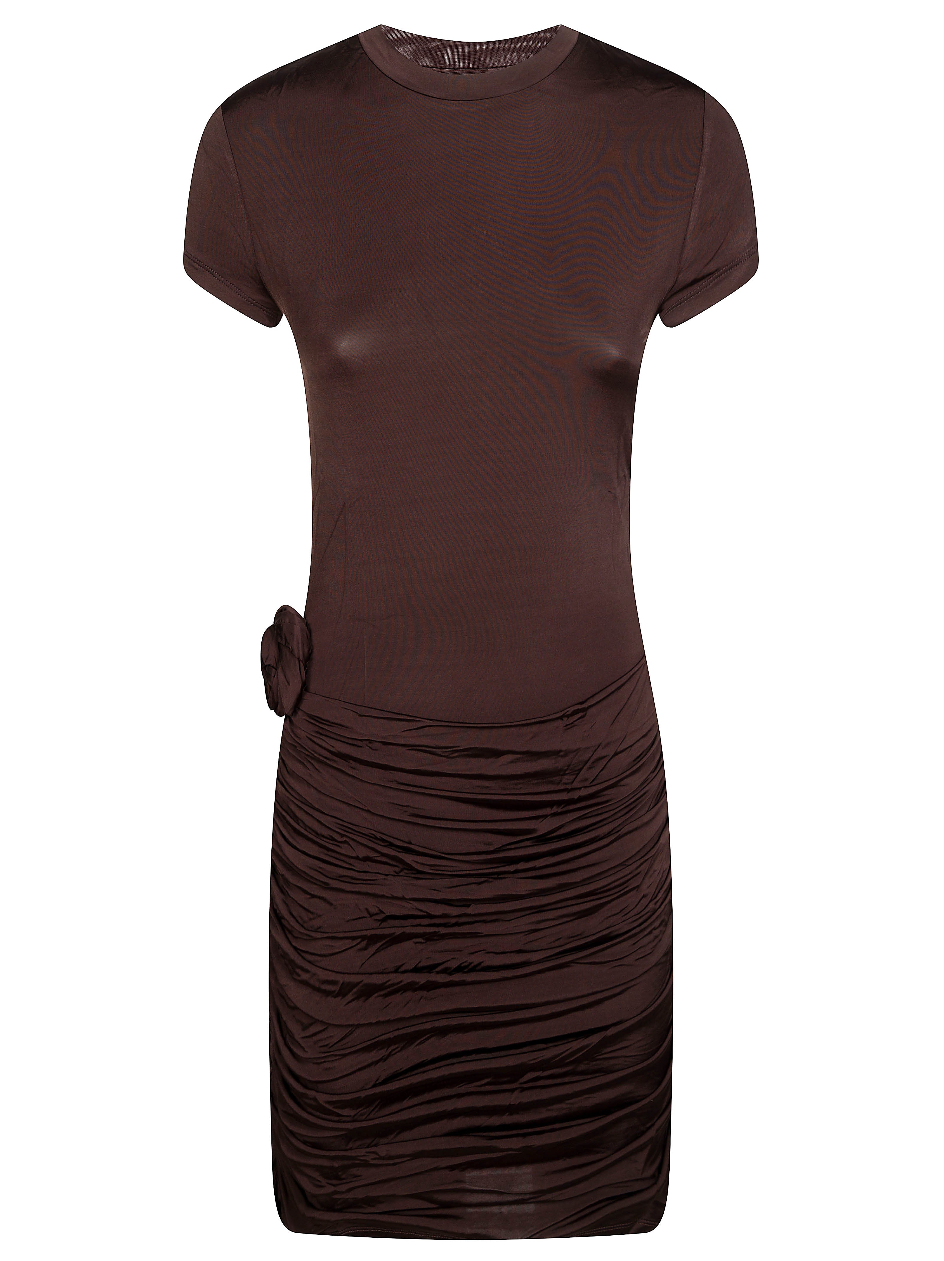 Ruched Knit Dress