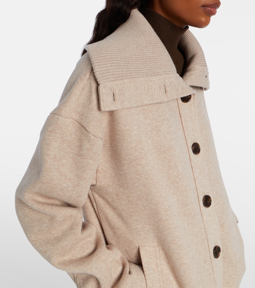 Tammy cotton-blend jersey jacket