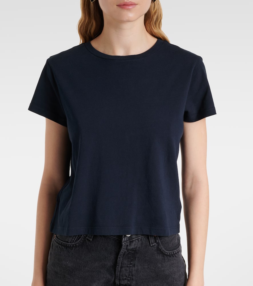 Agolde Adine Shrunken cotton jersey T-shirt