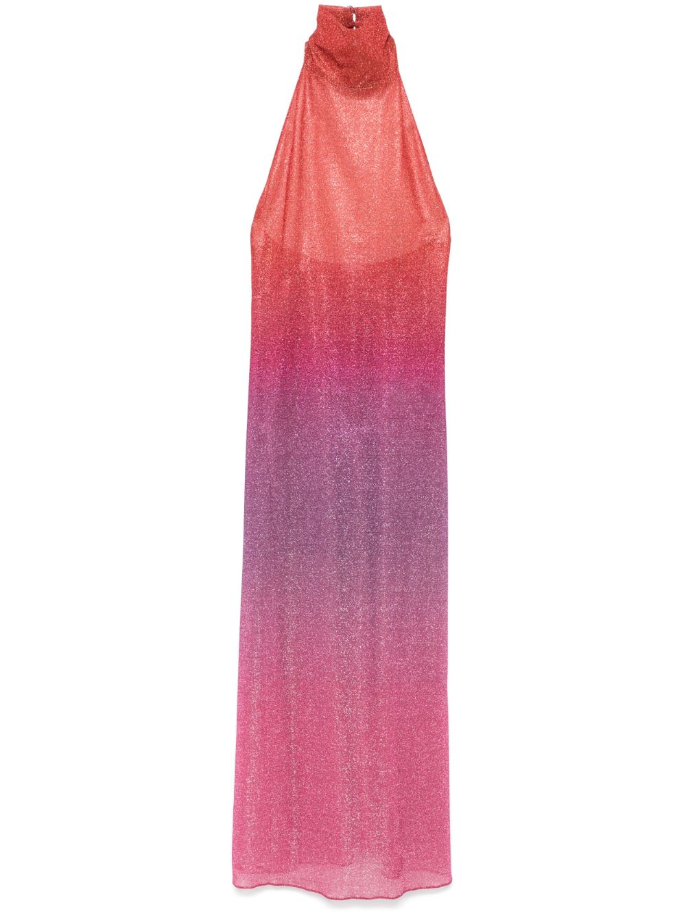 Lurex midi dress - Pink