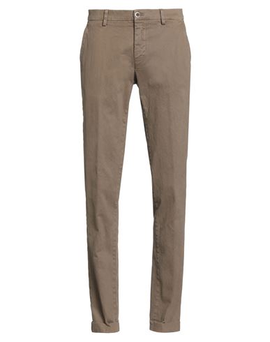 Man Pants Brown Size 28 Cotton, Elastane