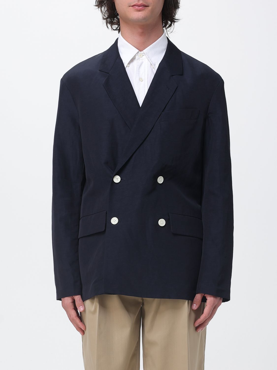 Blazer Men color Navy
