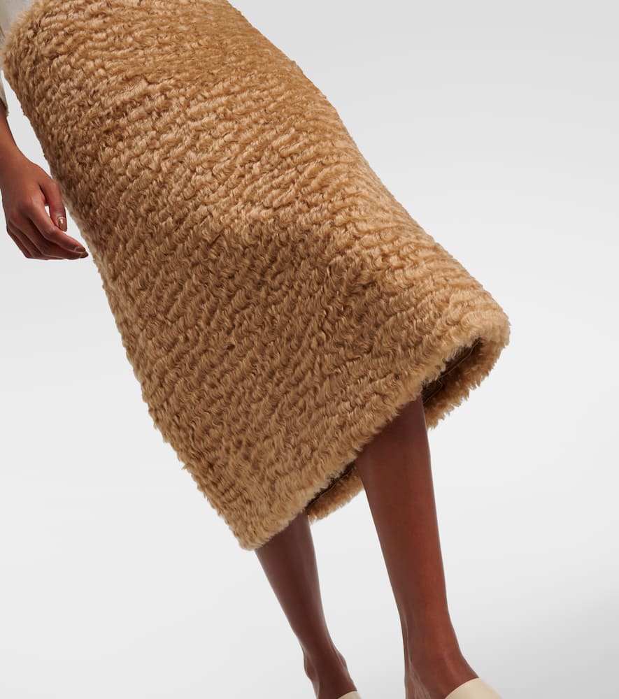 Mohair and cotton skirt