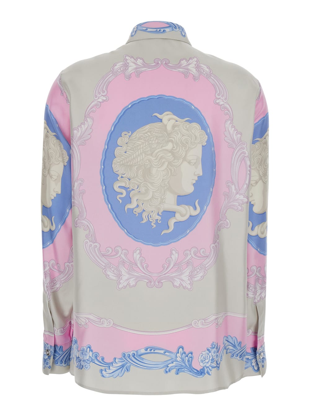 Pink Silk Shirt