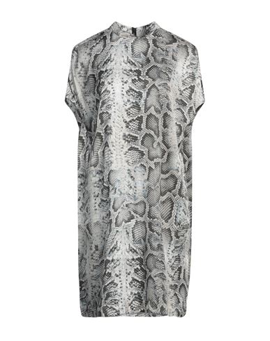 Replay Woman Mini dress Grey Size S Viscose