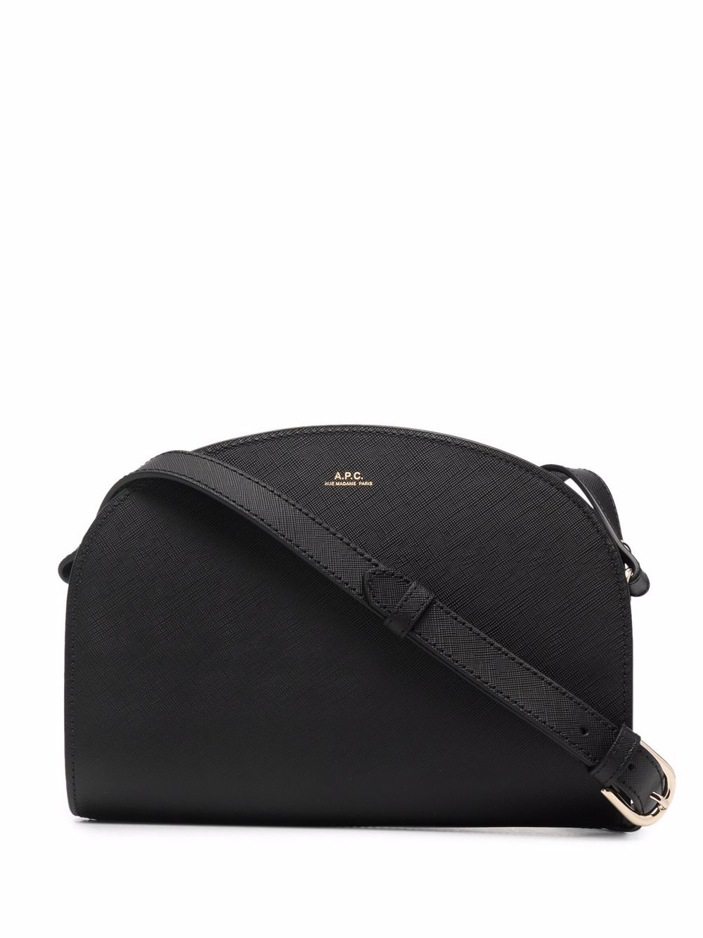Demi Lune leather bag - Black