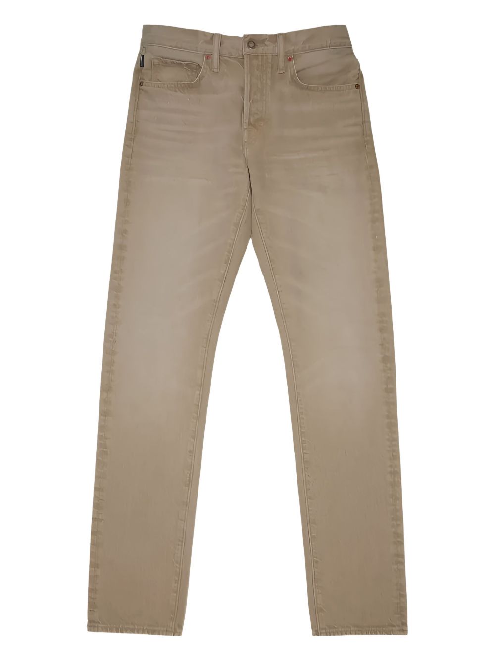 TOM FORD logo-patch jeans - Neutrals